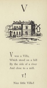 文字V 作： Edward Lear